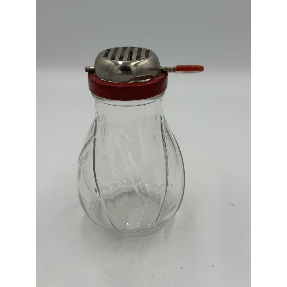 Vintage Federal Tool Corp Turn Key Nut Spice Grinder Red Lid Unique Kitchen Deco